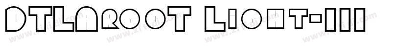 DTLArgoT Light字体转换